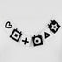 High Contrast Reversible Monochrome Felt Banner